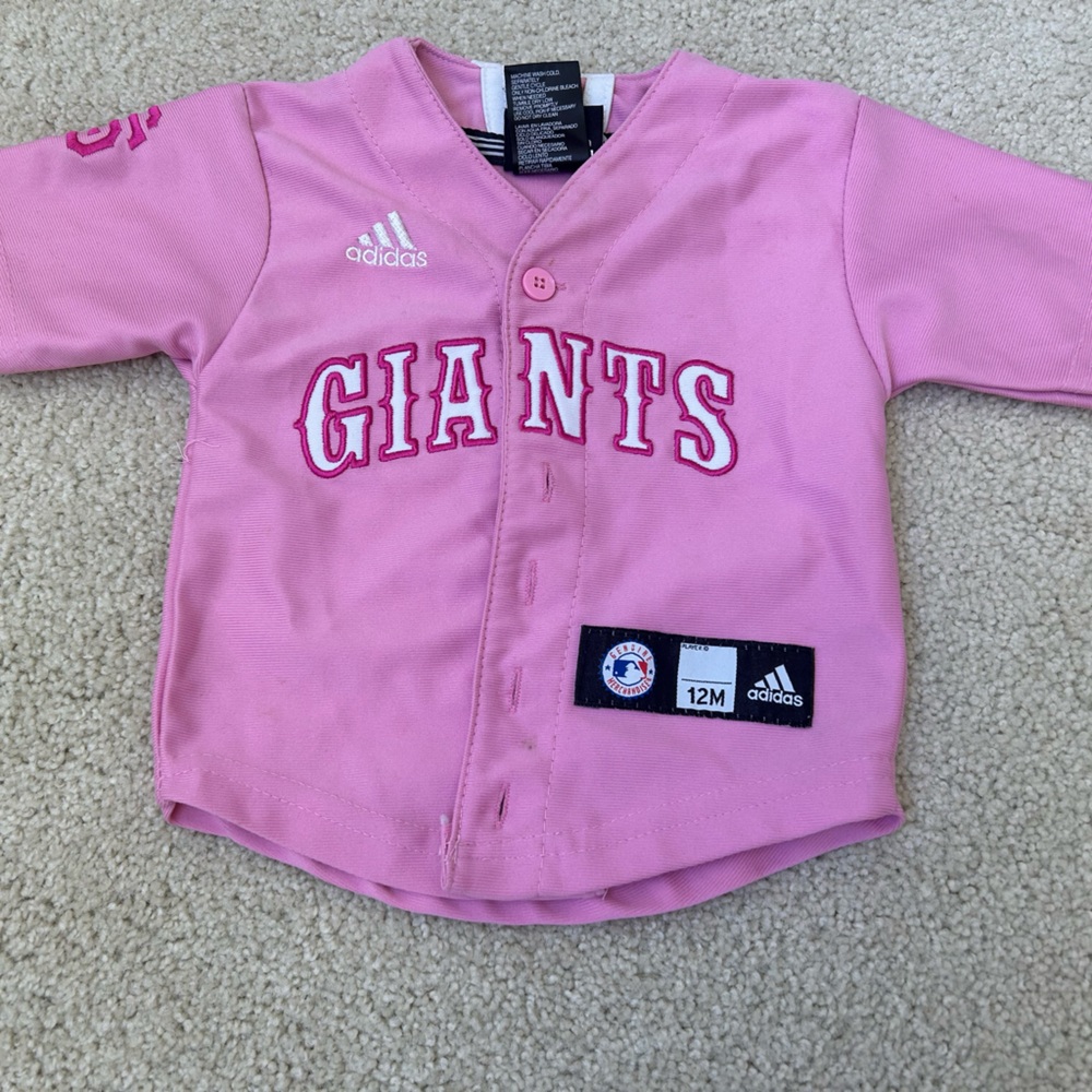 Adidas Pink Baby Jersey
